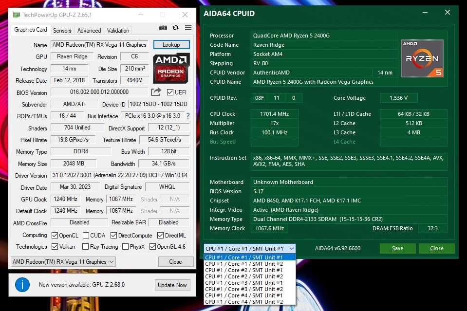 Системний блок AM4 сокет Ryzen 5 2400G/8gbDDR4/256 ssd
