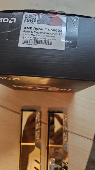 ASUS ROG Crosshair VII Hero + AMD Ryzen 5 5600X + 16gb Trident Z DDR4 36000