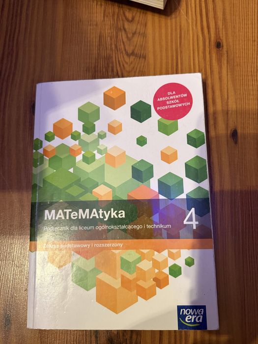 Pakiet 3 ksiazek do matematyki rozszerzonej klasa 2/3/4