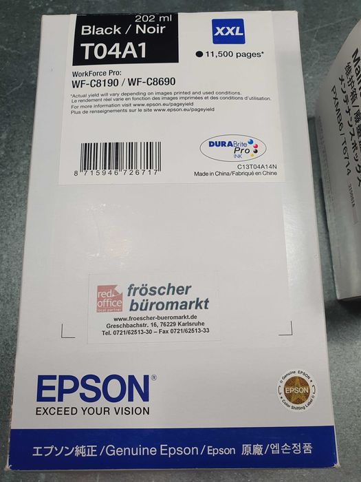 Tusz EPSON T04A1 PXMB6/T6714 WF-C8190 WF-C8690
