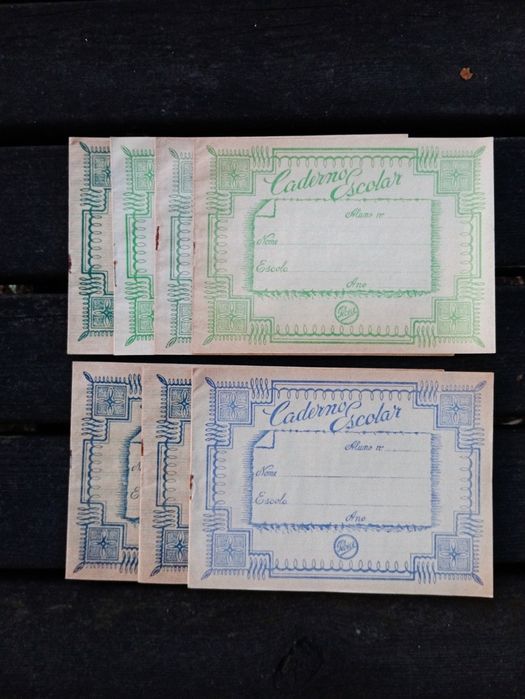 Caderno Escolar Antigo PêBêCê (Anos 50)