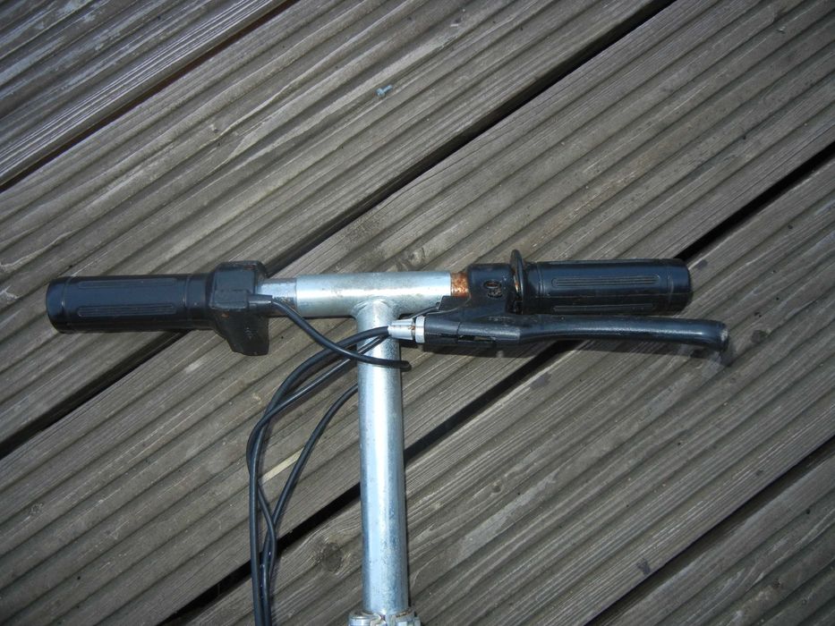 hulajnoga elektryczna starsza po remoncie 24V 90W nowe aku