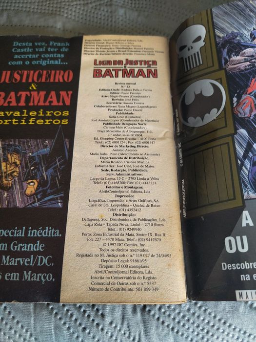 Liga da Justiça e Batman Nrs 23 24 e 25