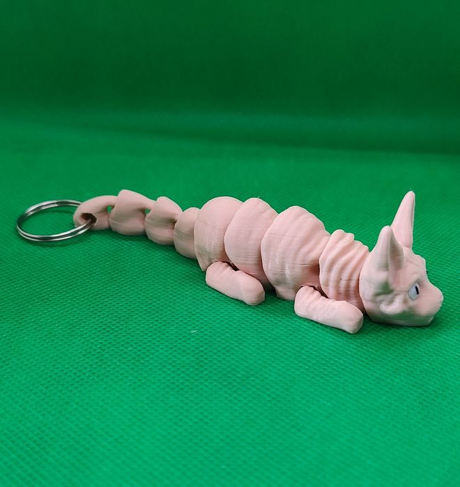 Brelok zawieszka kotek Sfinks do kluczy plecaka torebki