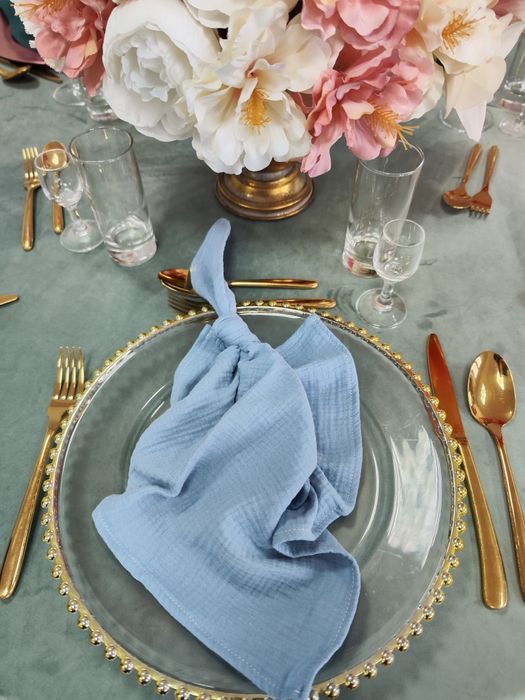 Serwetka muślinowa na wesele,event wynajem