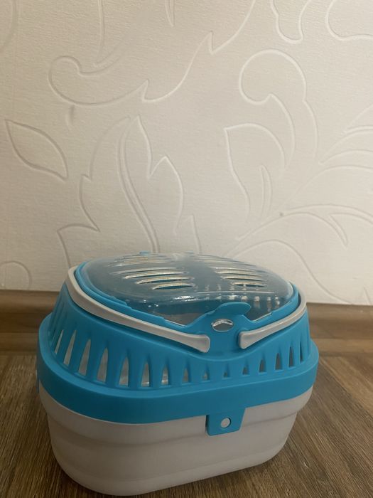 Продам переноску для гризунів Trixie (блакитна)