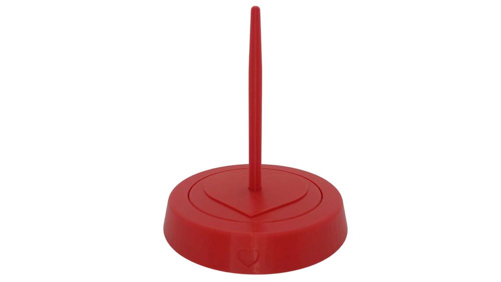 Держатель для пряжи с сердцем –вращающийся держатель клубка