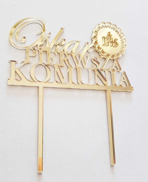 Topper personalizowany imię dziecka