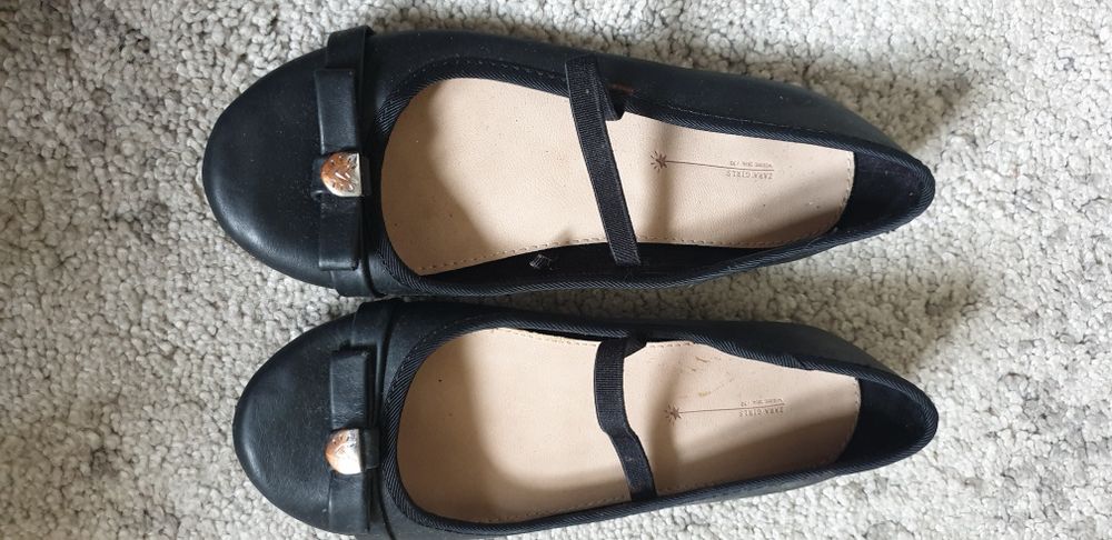 Sliczne baleriny balerinki buty baletki polbuty eleganckie  ZARA