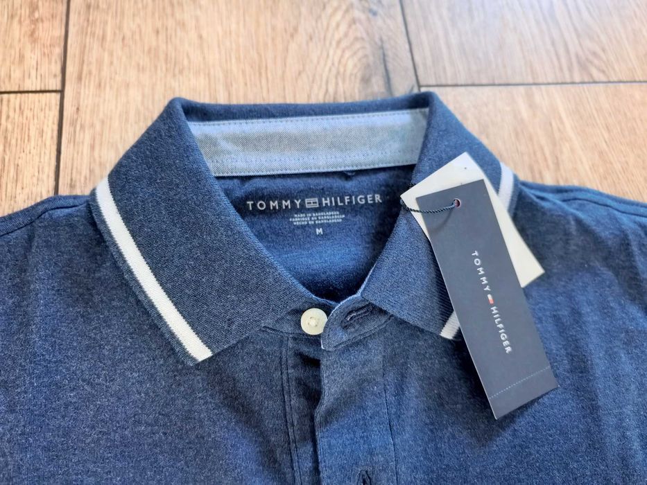 TOMMY HILFIGER koszulka polo męska ORYGINALNA, nowa, L M