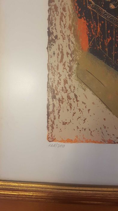 Silkscreen Print with Frame64862566592386123