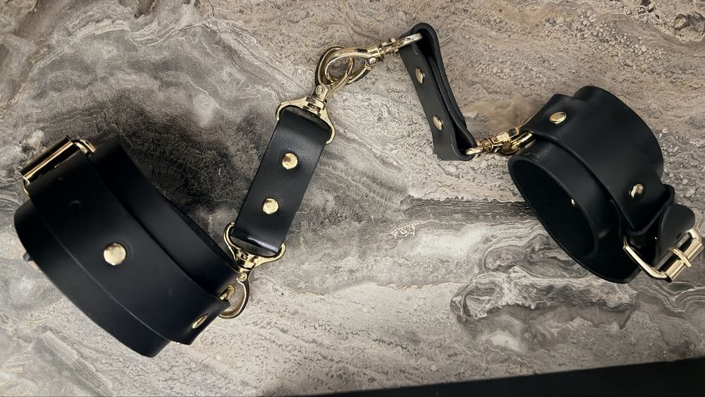 Портупея , кожаный бюстик, ограничители MarieMur