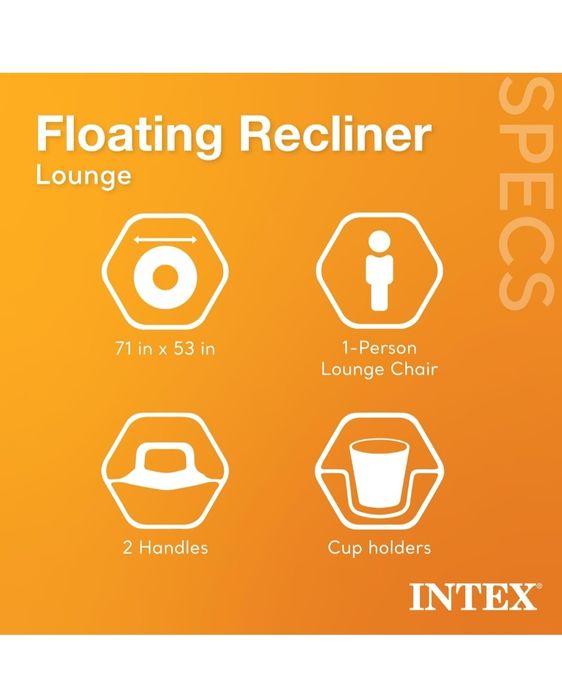 Poltrona insuflável Intex NOVA com kit reparação