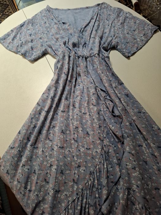 Vestido comprido florido