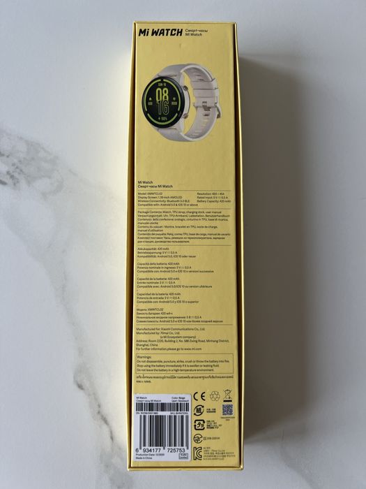 Mi Watch Xiaomi.