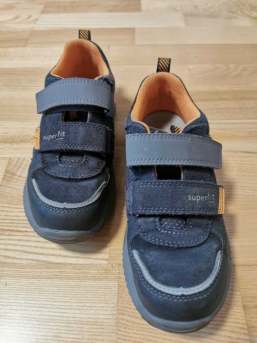 Superfit Sneakersy Superfit Grau/Orange ROZMIAR 33