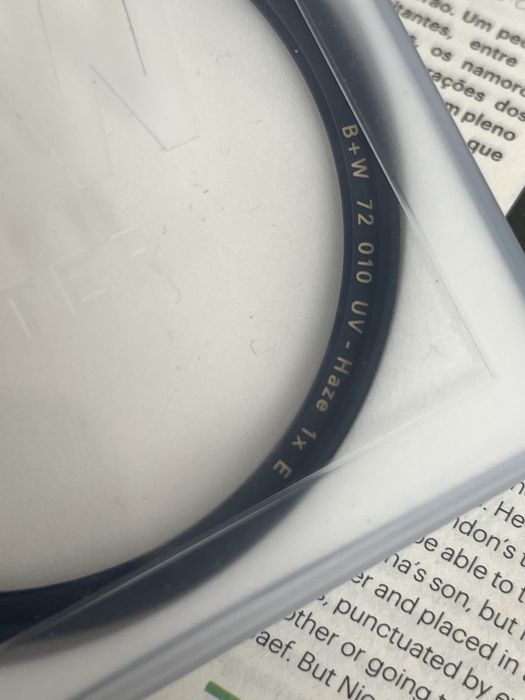 Filtros BW 72mm UV e polarizador