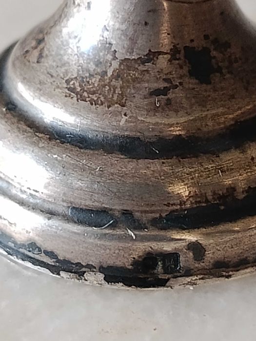 Taça Prata Portuguesa Contrastada 7,5 cm 27 gr Benfica Anos 51/52