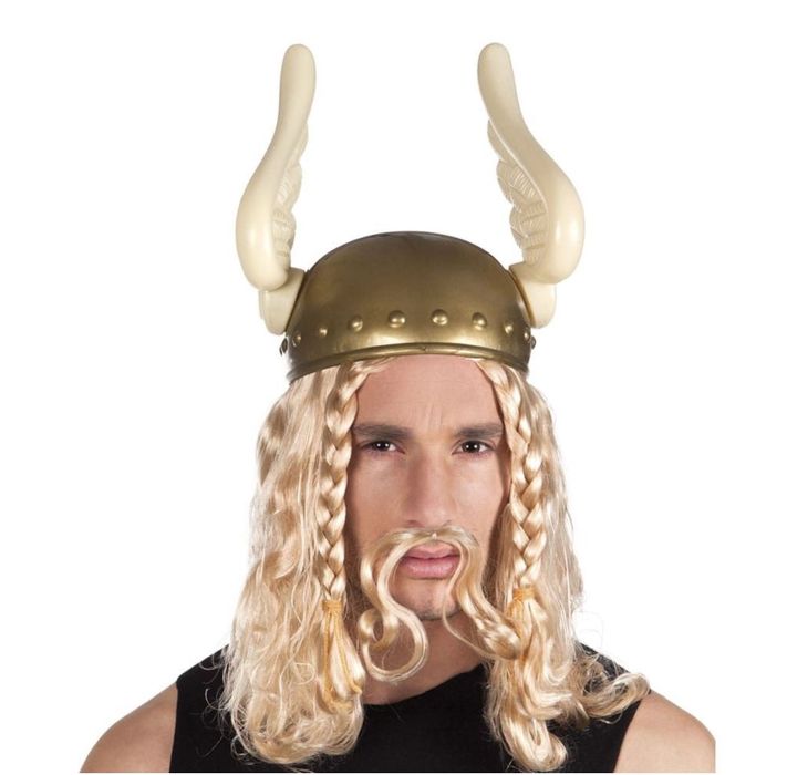Capacete Viking com asas
