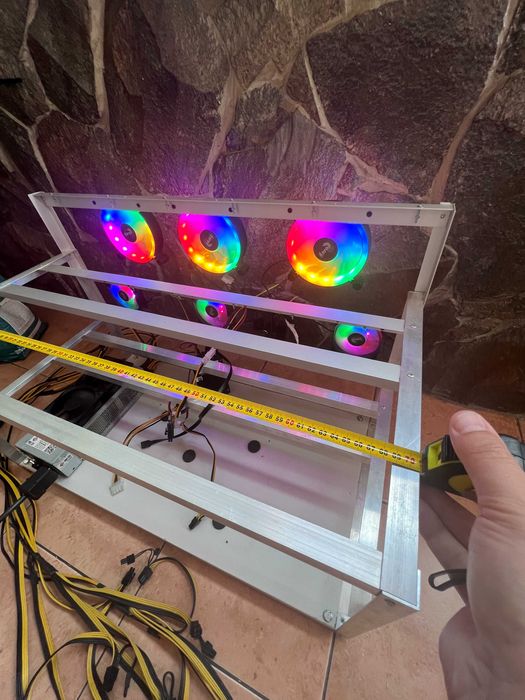 Каркас ферми + БЖ + тушка + вентилятори / майнинг / крипта / дохід