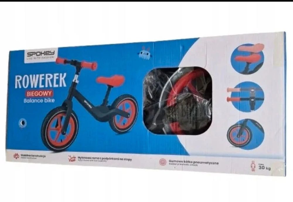 Rowerek biegowy spokey