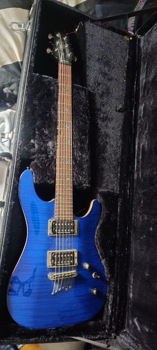Gitara elektryczna Cort kx custom z twardym casem