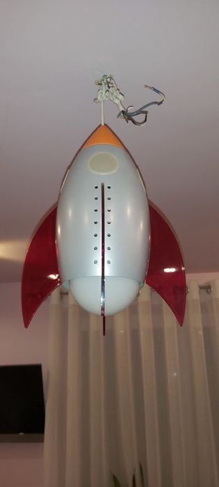 Lampa rakieta z żarówką