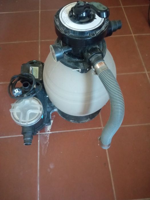 Bomba e filtro para piscina