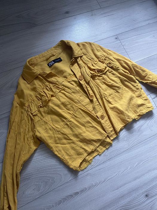 Musztardowa koszula