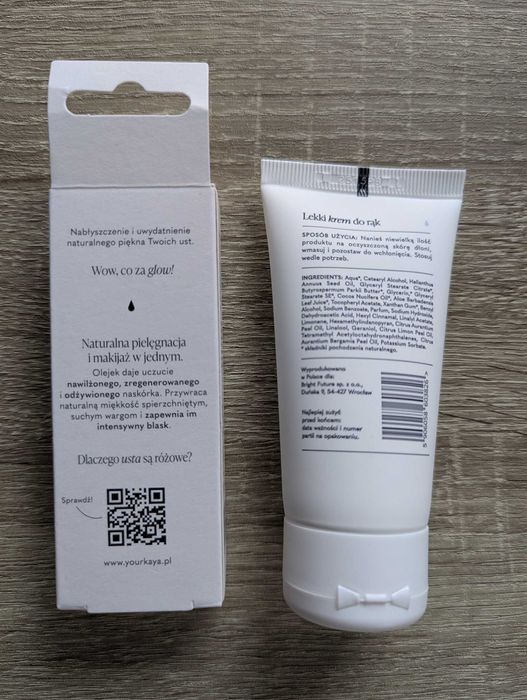 ZESTAW Your Kaya olejek do ust + lekki krem do rąk + próbki