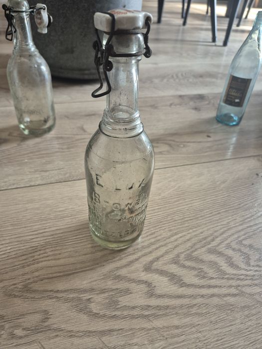 Butelka przedwojenna browar sępólno pomorze E. Lux