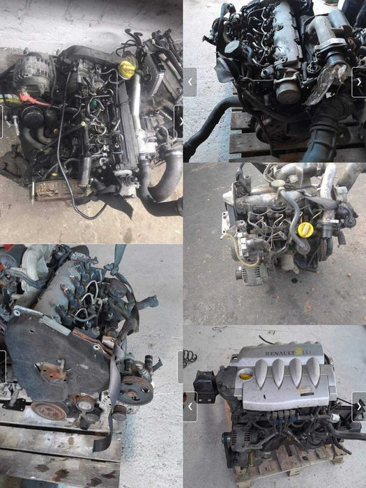 двигун мотор renault K4M K9K F9K F9Q F9A F4R