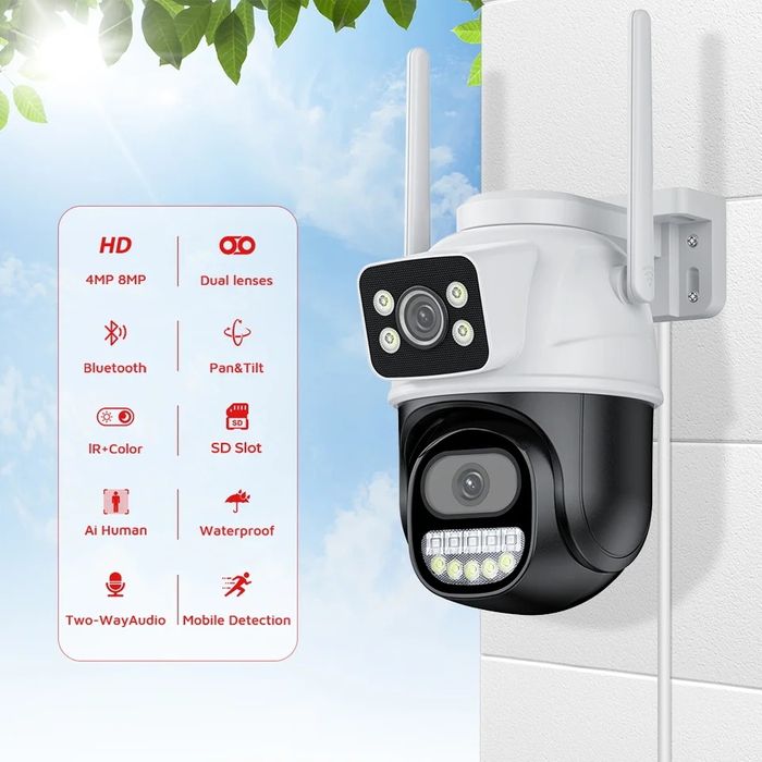 Dual camera Wi-Fi c/App para telemóvel! Mais modelos em stock!