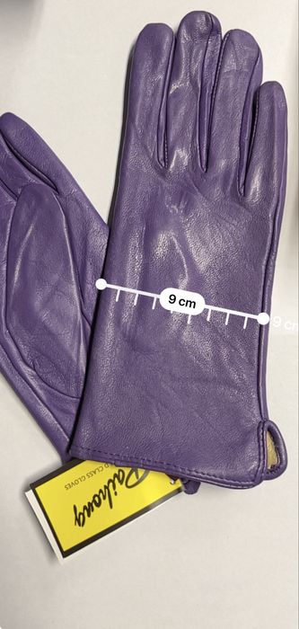 Rękawiczki skorzane nowe ocieplane 8