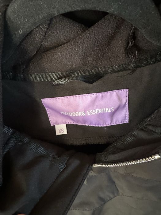 Kurtka softshell narciarska z kapturem kangurka