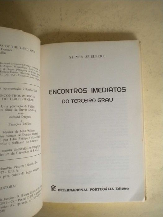 Encontros Imediatos do Terceiro Grau
de Steven Spielberg