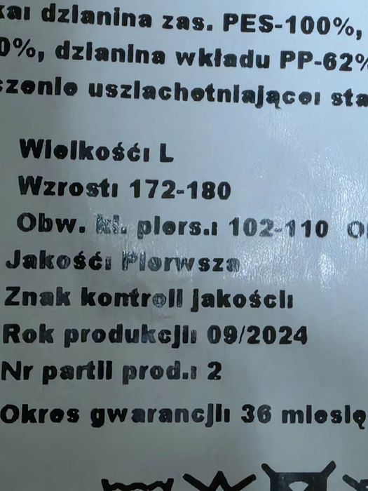 Ubranie sportowe mon
