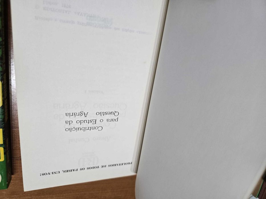 Contribuição para o Estudo da Questão Agrária - Álvaro Cunhal - 2 Vols