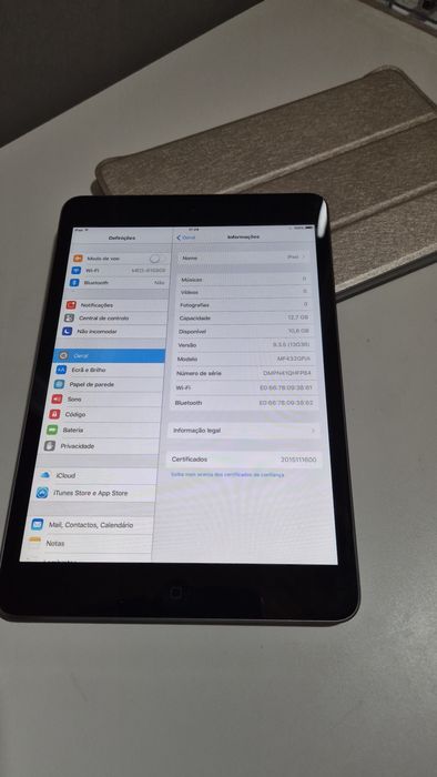 iPad Mini 1.ª Geração 16GB Wi-Fi – Como Novo (Ideal p/ Leitura, Coleção ou Peças)