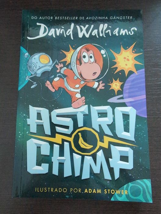 Livro "Astro Chimp" como novo