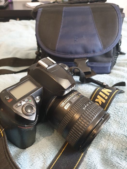 Aparat fotograficzny Nikon D70S+ obiektyw Tamron XR Di2