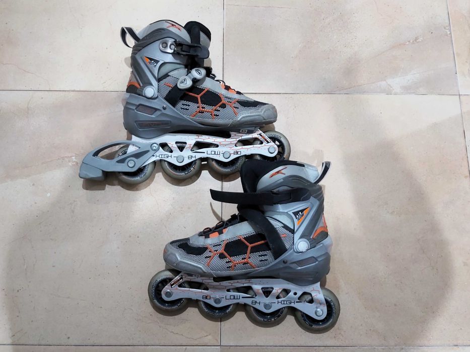 Patins em linha, como novos, nº43