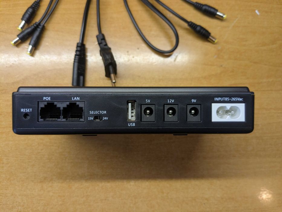 ДБЖ для роутера DC 5V/9V/12V Чорний Новий Без АКБ