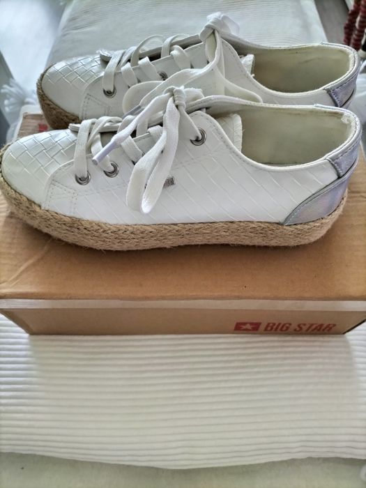 Espadryle białe big star