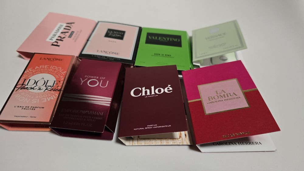 Zestaw 8 mini zapachow damskich. Nowości.