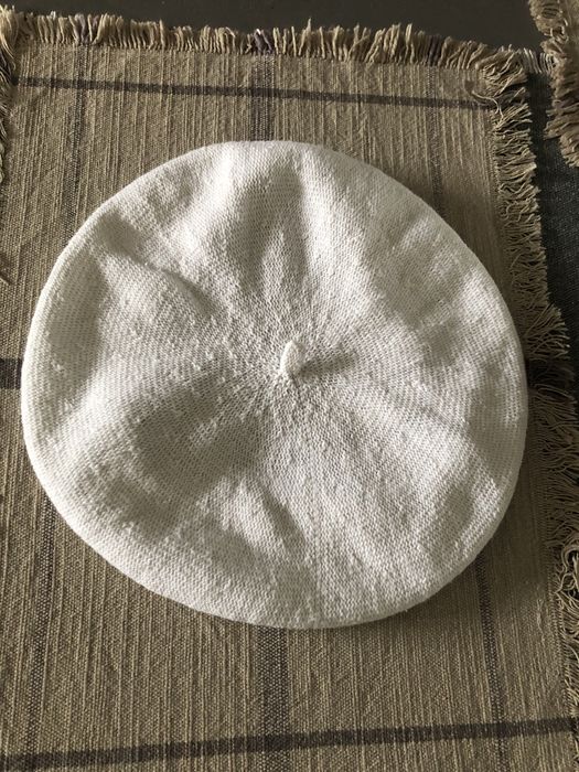 Beret damski, biały