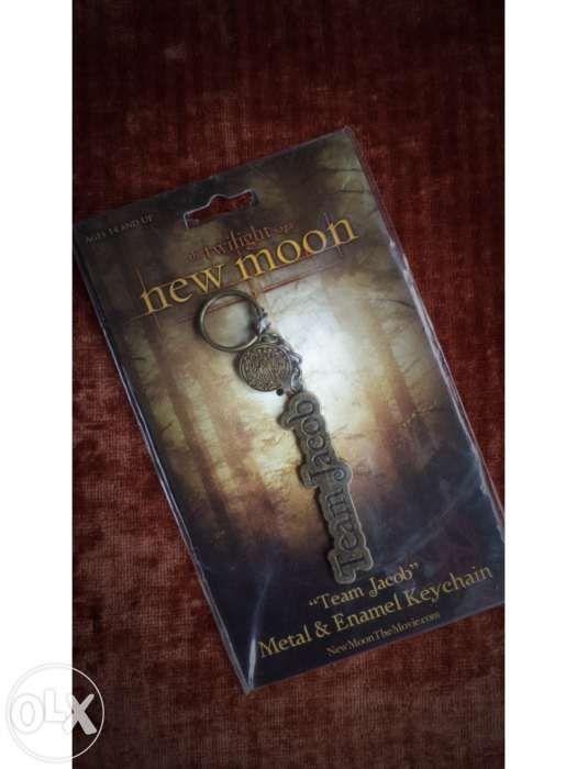 Twilight New Moon porta-chaves chaveiro metal Team Jacob   NOVO SELADO