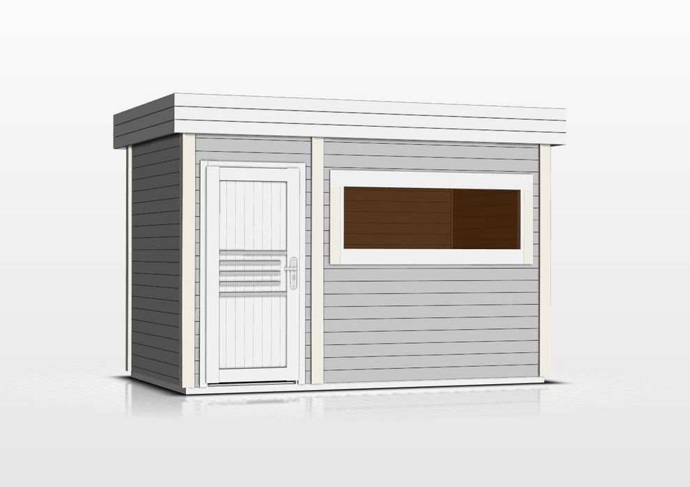 Sauna Ogrodowa Zewnętrzna MegS06 - 350 x 200 cm