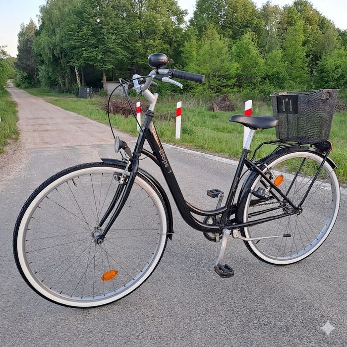 Rower Miejski B'Twin Elops | Singlespeed | Nowe opony | Dynamo | Po serwisie