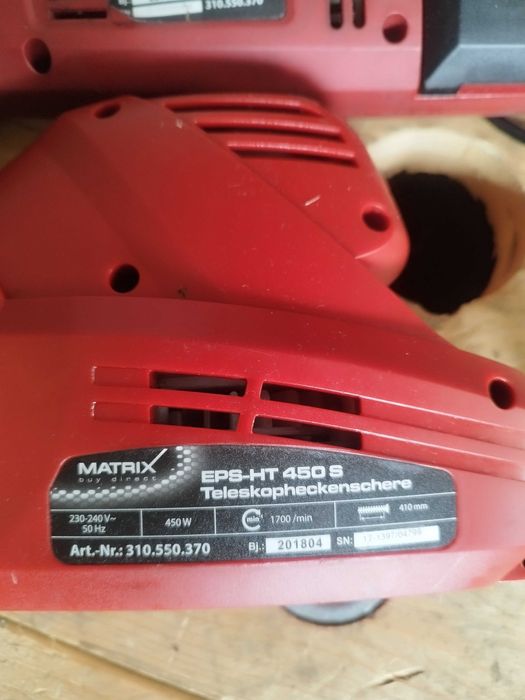 Piła do żywopłotu Matrix EPS HT-710-S 2in1